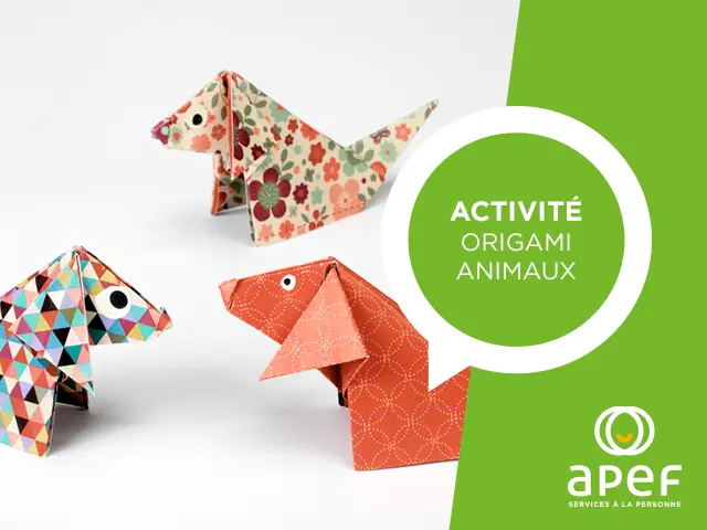 ACTIVITÉ ENFANTS : Origami animaux
